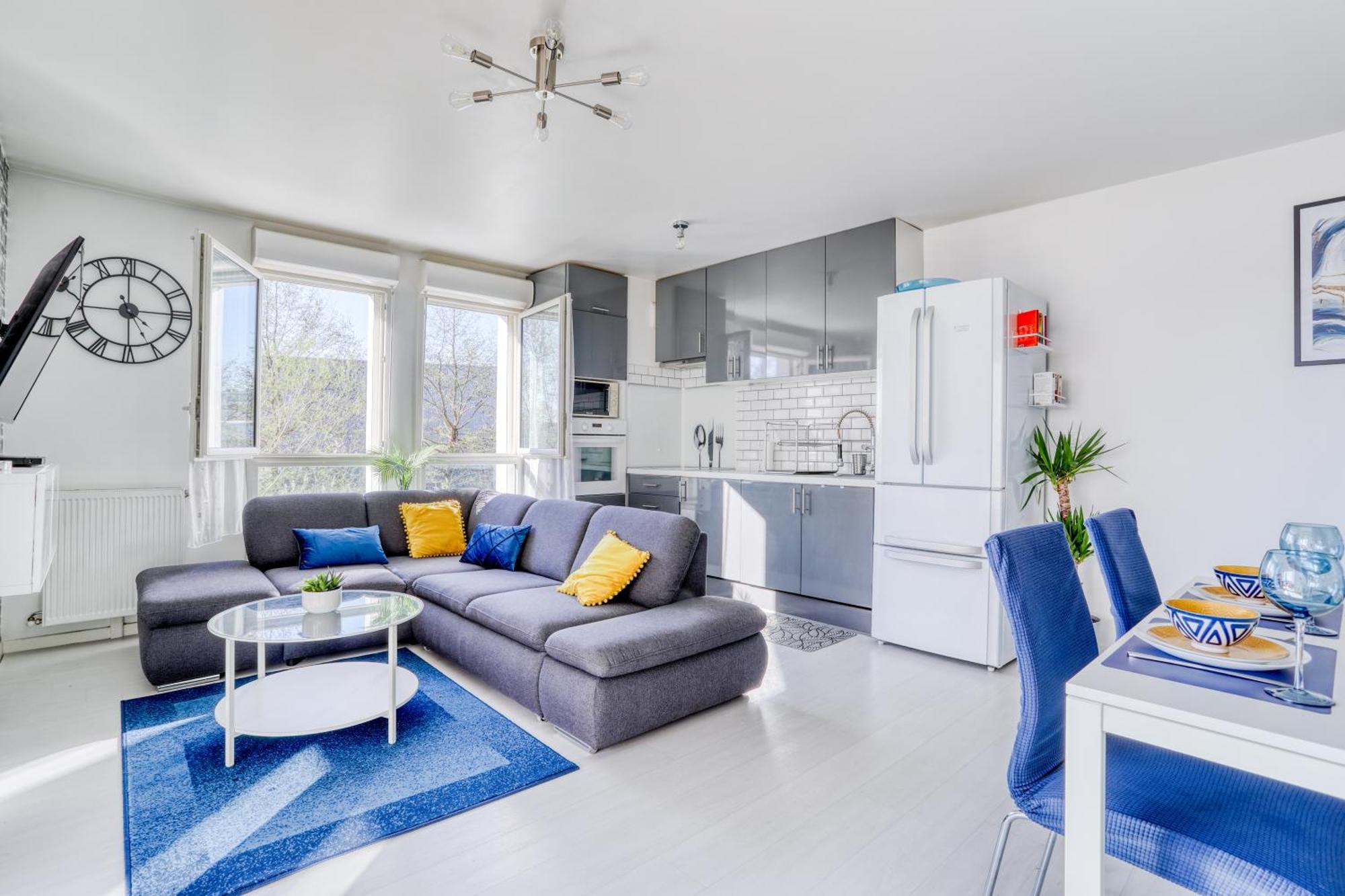 "Le Serenity ", Appartement Spacieux ,Balcon, Parking Prive Gratuit, Netflix, Proche Cdg Et Stade De France Stains Exterior foto