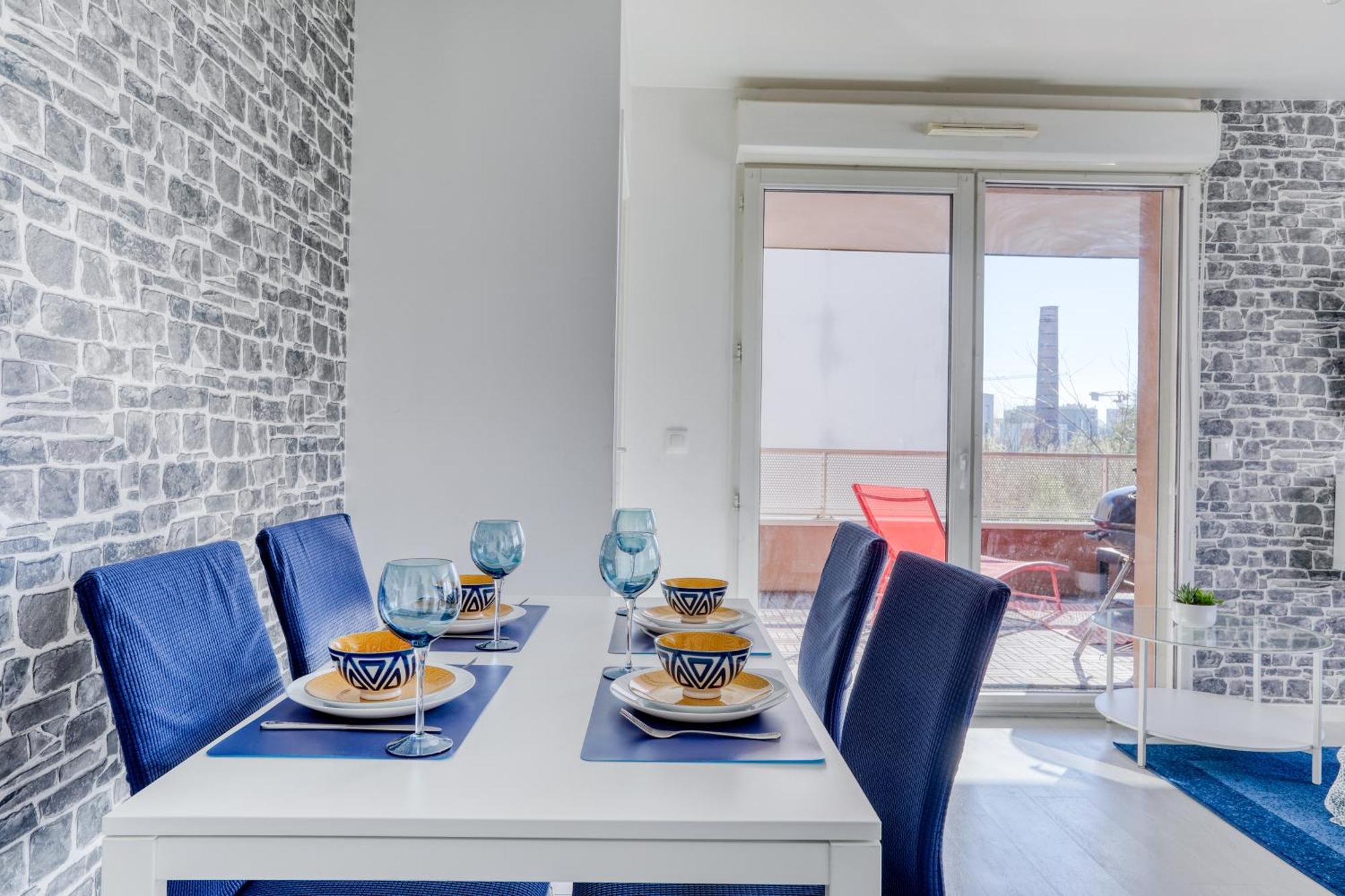 "Le Serenity ", Appartement Spacieux ,Balcon, Parking Prive Gratuit, Netflix, Proche Cdg Et Stade De France Stains Exterior foto